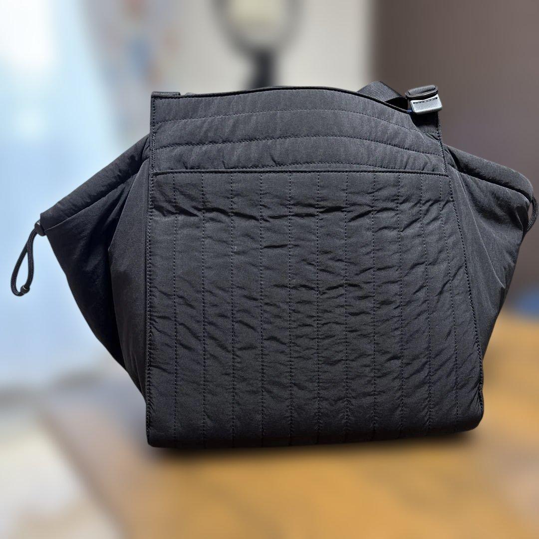 マザーズバック SOLPRESA キルティング ブラック M