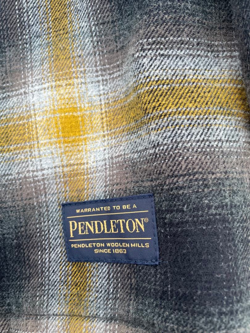 00s PENDLETON オンブレチェック　シャツジャケット