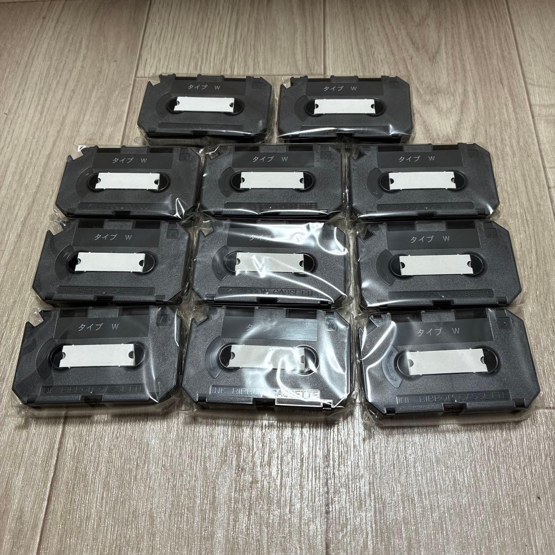 SHARP ワープロリボンカセット タイプW 黒 RW-301A-B3