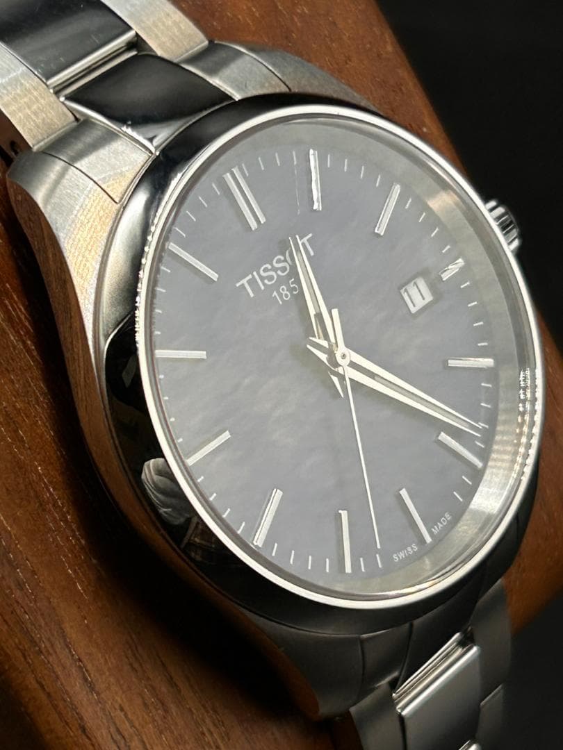 【極美品】TISSOT PR100 34mm ブルー文字盤 ボーイズ/レディース