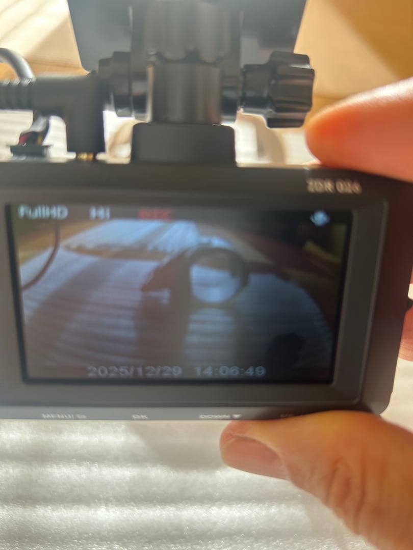 コムテック　ドライブレコーダー　ZDR026 前後カメラ　動作確認済み