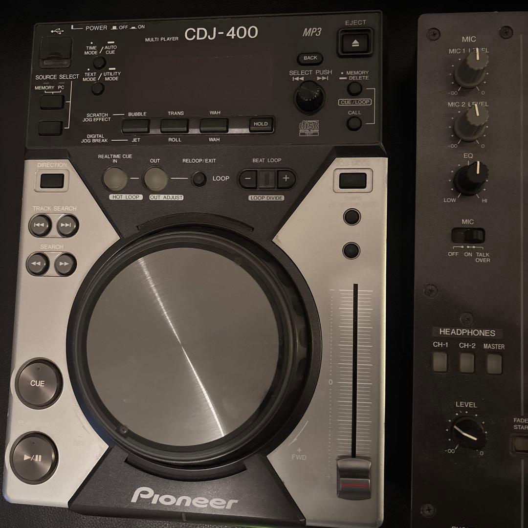Pioneer パイオニア CDJ-400 & DJM-400 セット