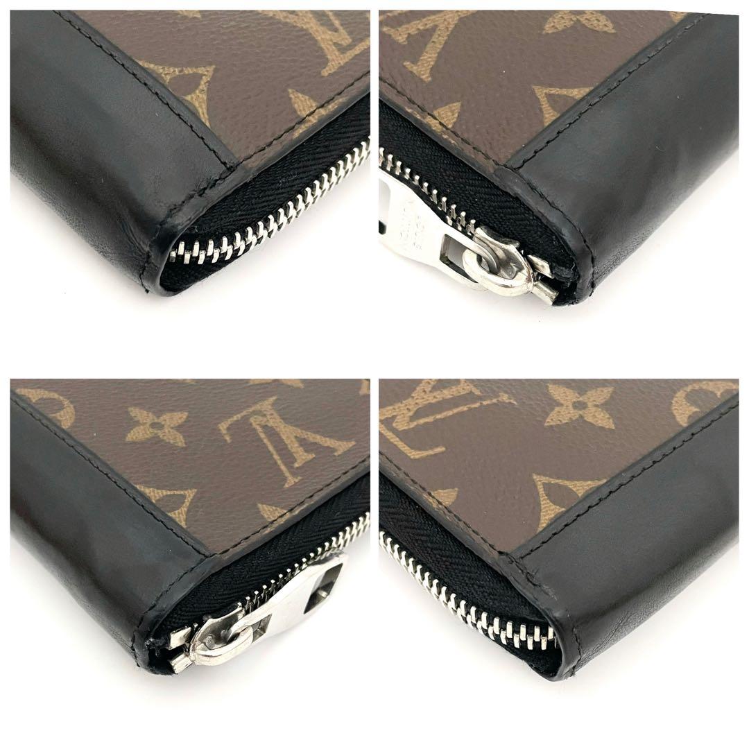 ルイヴィトン ジッピーウォレット ヴェルティカル 長財布 モノグラムマカサー