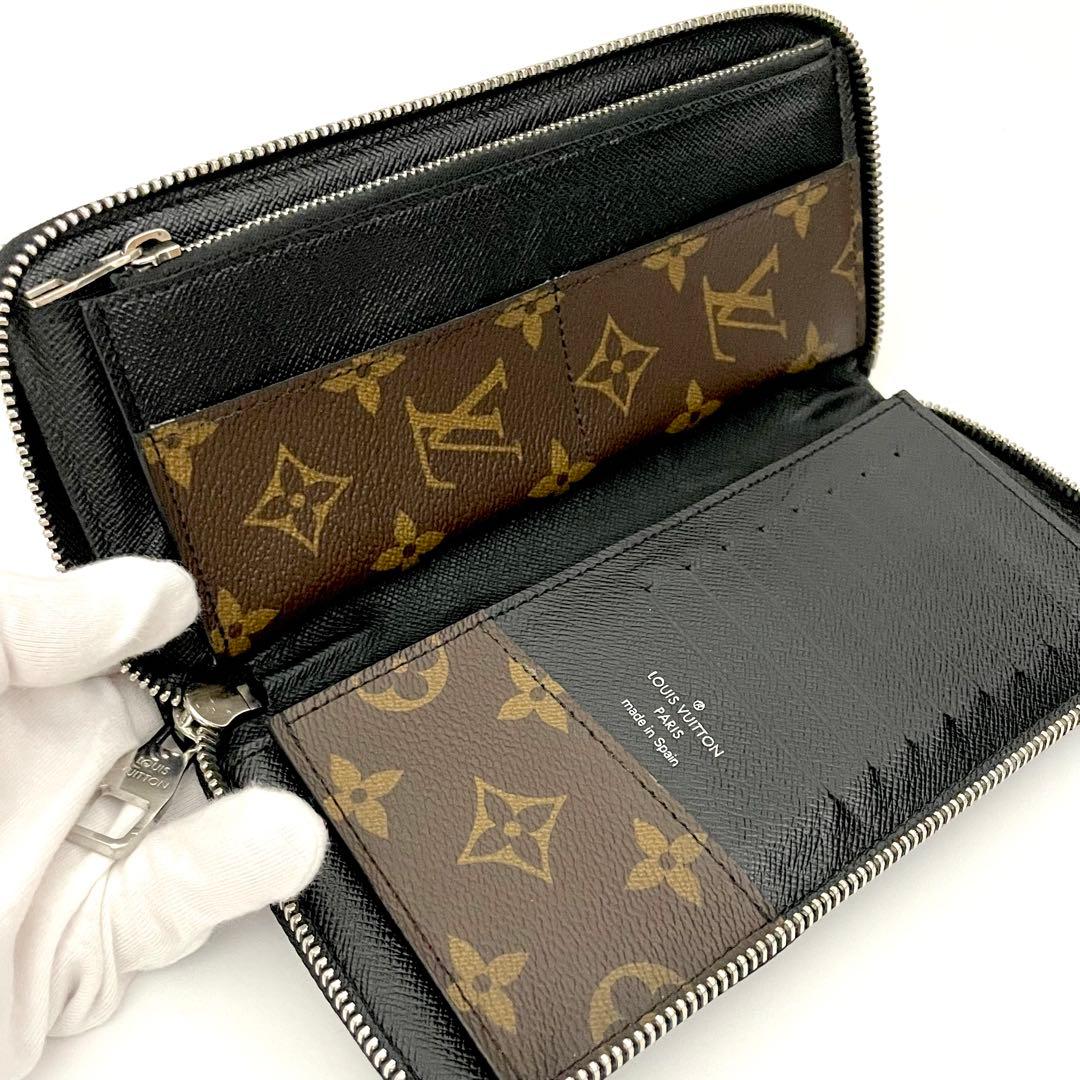 ルイヴィトン ジッピーウォレット ヴェルティカル 長財布 モノグラムマカサー