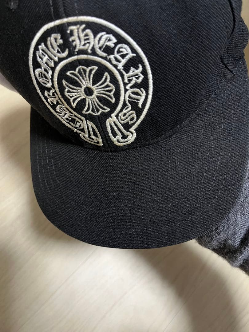 CHROME HEARTS 黒刺繍　 ホースシューステッチデニムキャップ付属なし