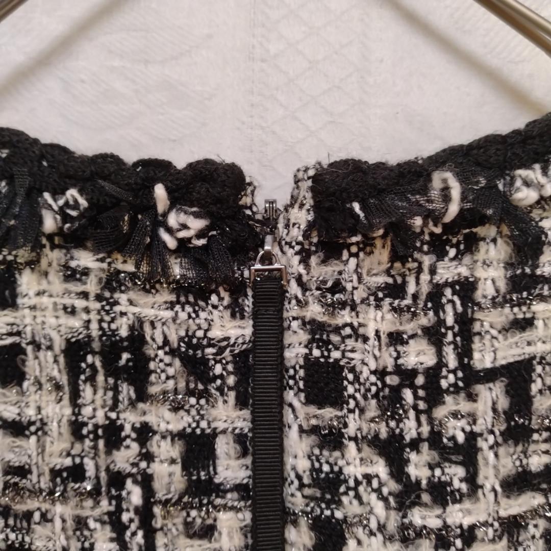 TO BE CHIC 大きいサイズ　ツイードワンピース 44