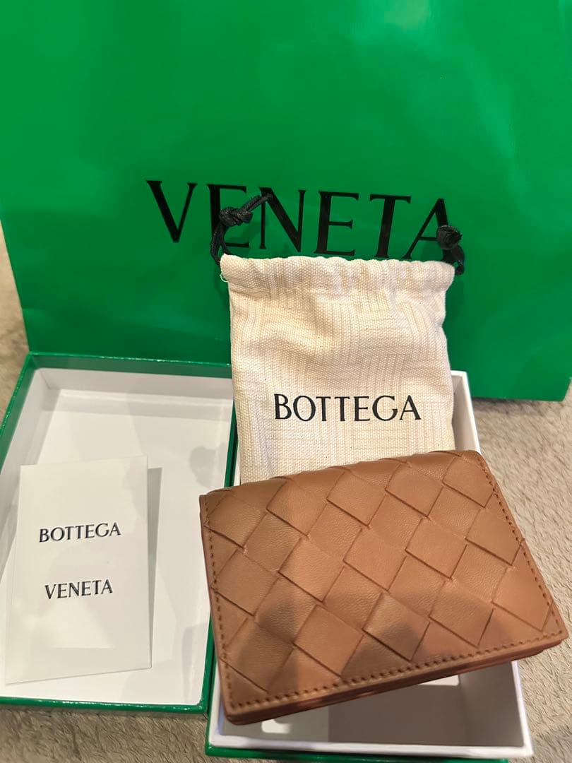 BOTTEGA VENETA イントレチャート　ウッド　 名刺入れ　カードケース