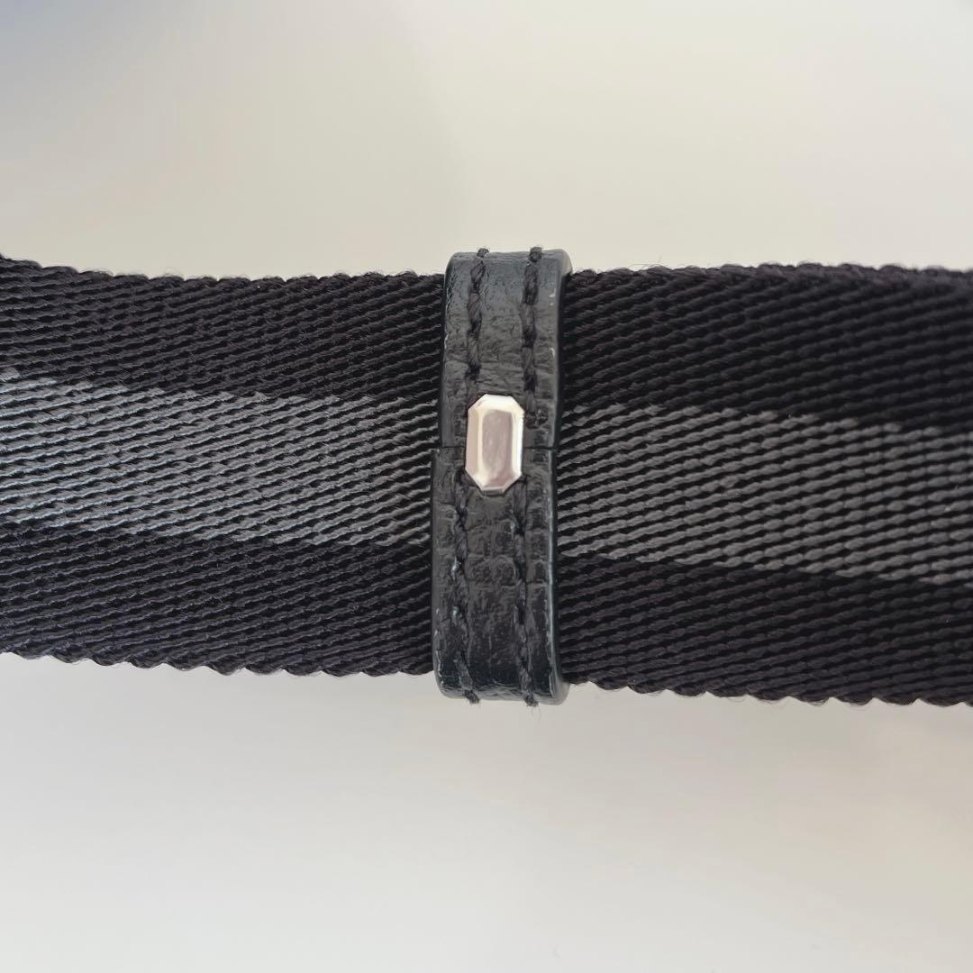 【美品】GUCCI グッチ　GGナイロン　ショルダーバッグ　ウエストバッグ