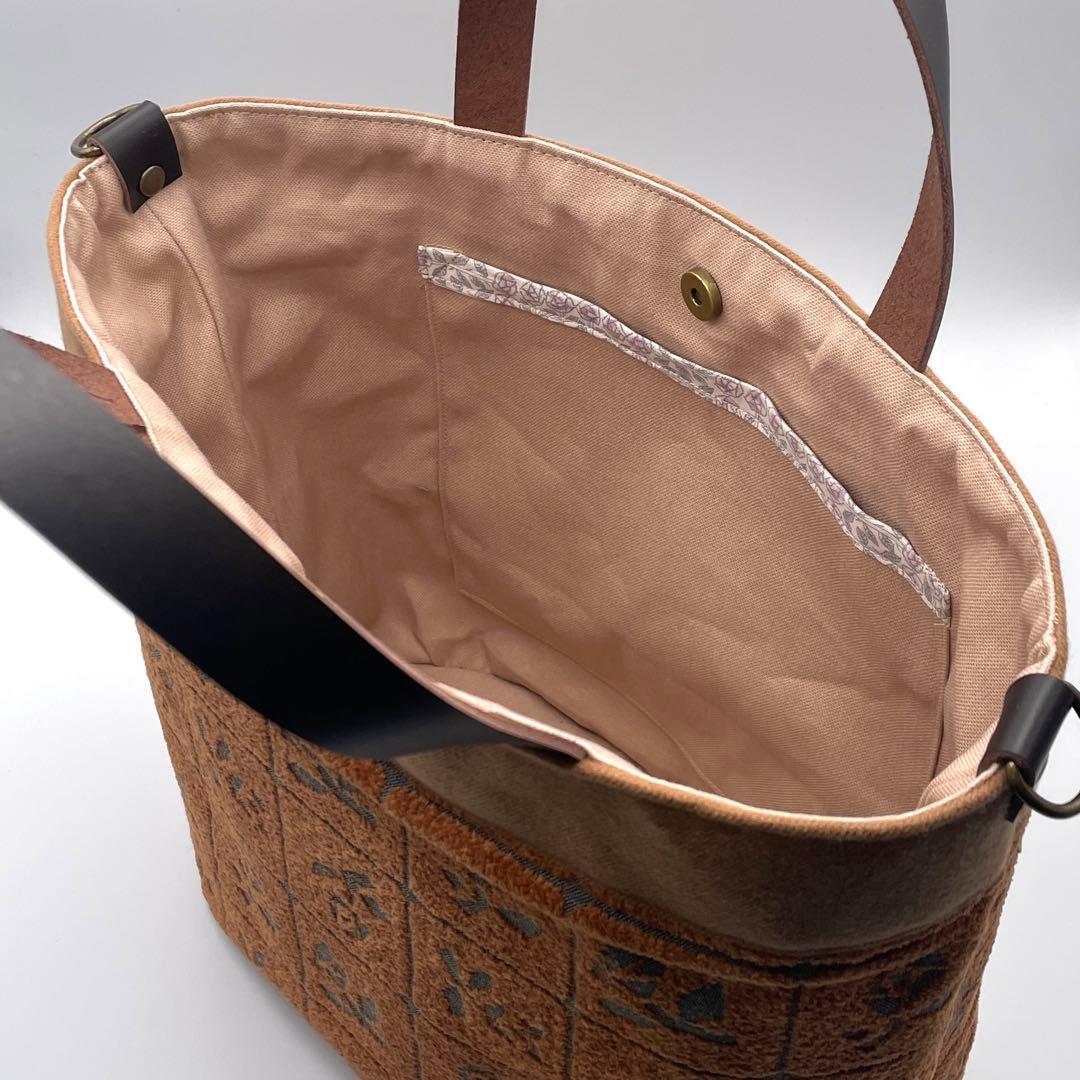 ㉝ミナペルホネン*Luluトートバッグ ハンドメイド