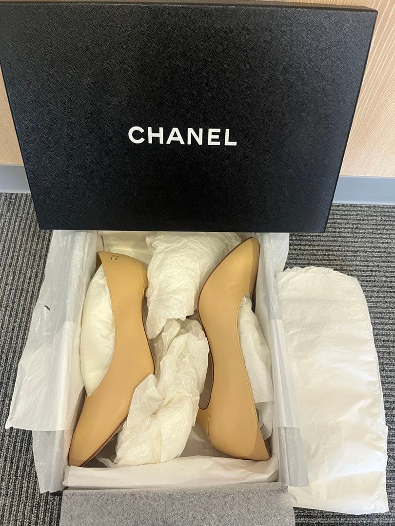 【なお】CHANEL シャネル ハイヒール パンプス 37C【箱付き】