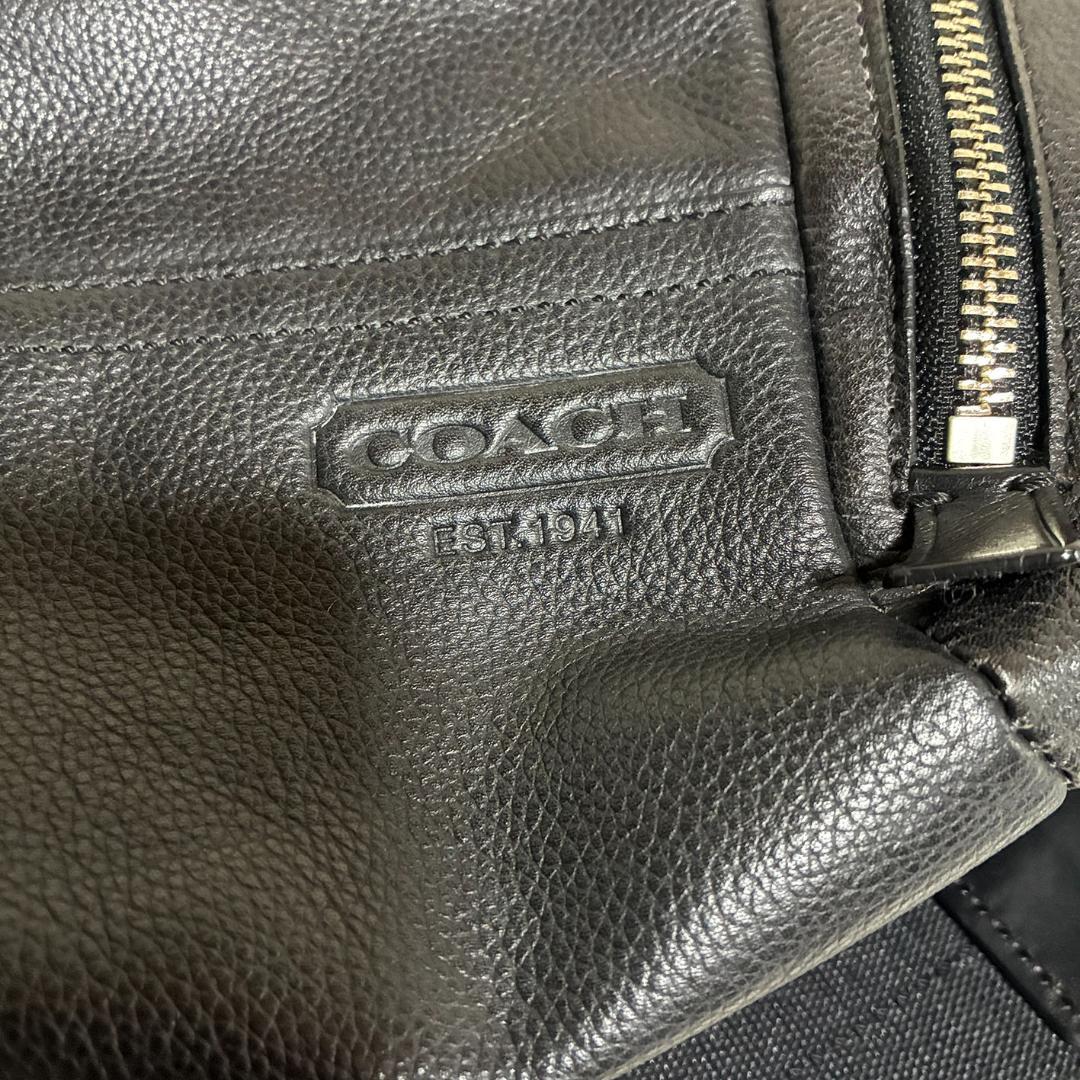 美品!COACH コーチ メンズ ボディバッグ トンプソン コンバーチブル