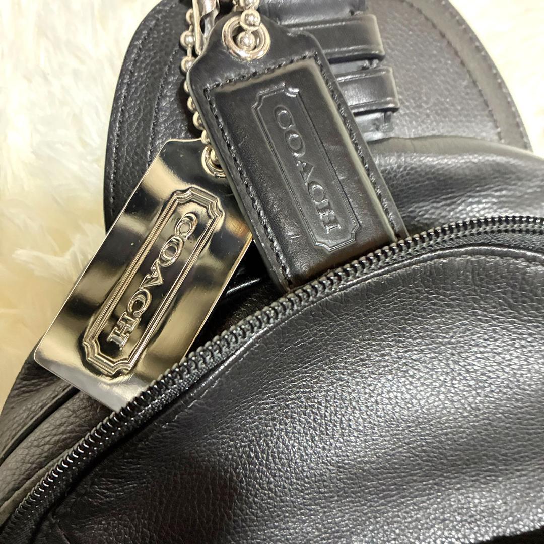 美品!COACH コーチ メンズ ボディバッグ トンプソン コンバーチブル