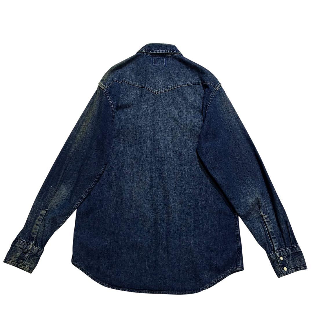 BLUE BLUE ウエスタン デニムシャツ M リメイク インディゴ 日本製