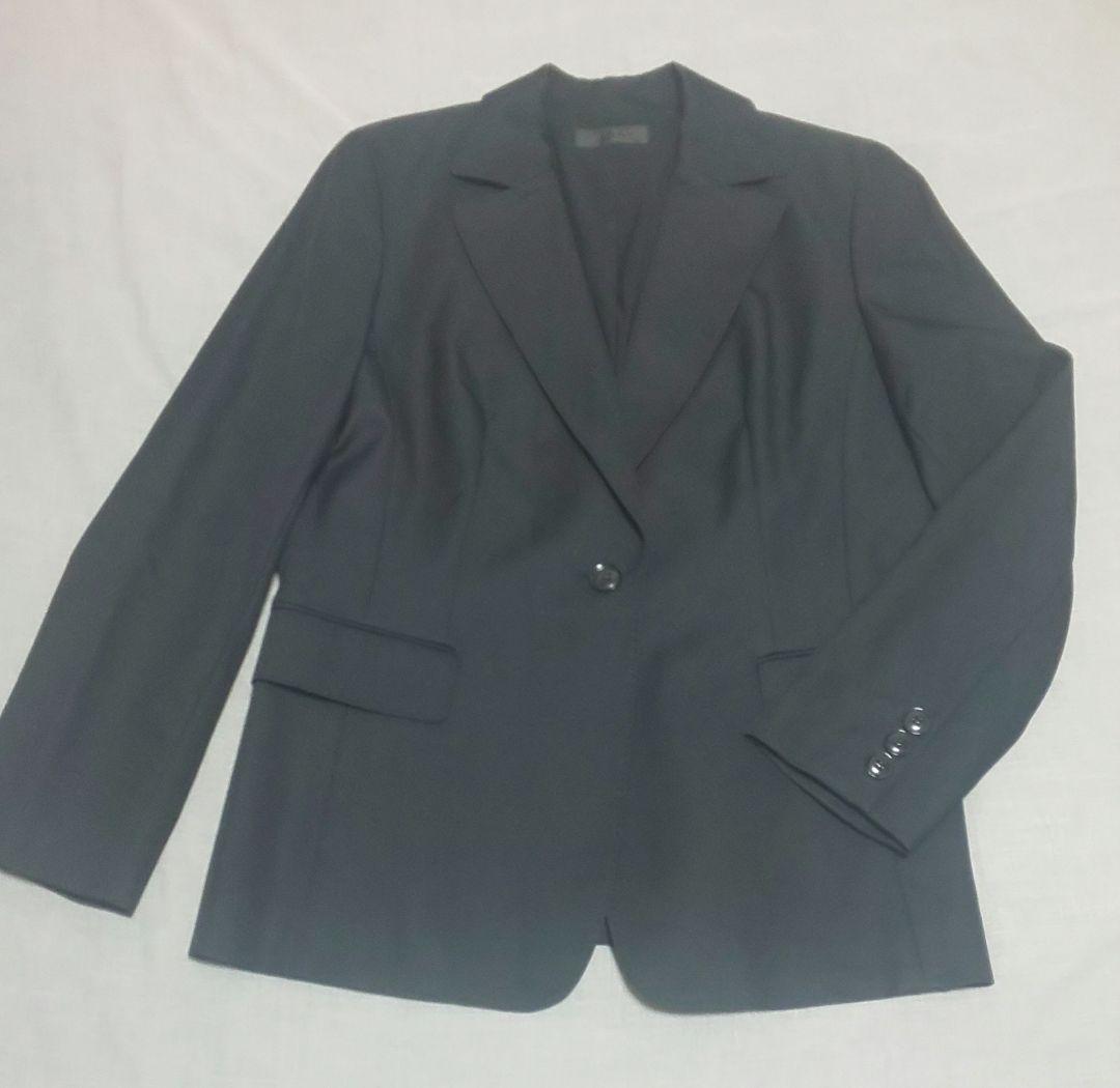 icB ブラックスーツ セットアップ パンツスーツ 大きい テラード リクルート