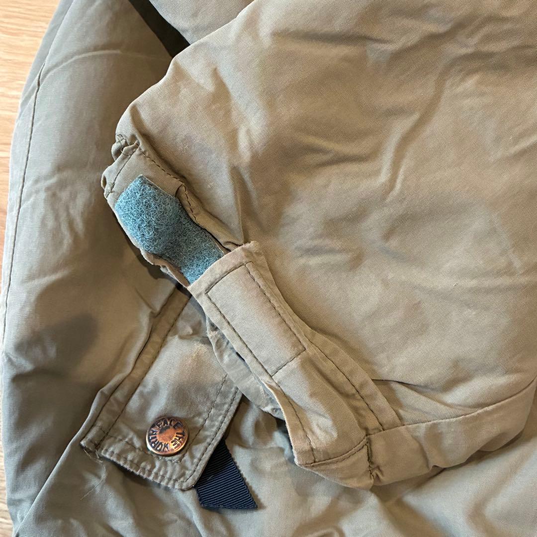 THE NORTH FACE カーキ ジャケット　ナイロン　フリース　古着