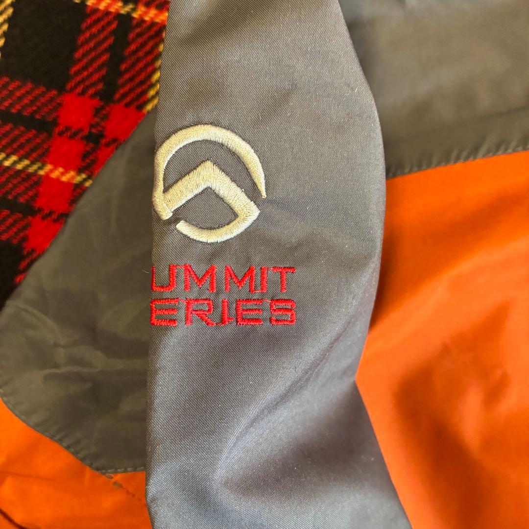 THE NORTH FACE ゴアテックスマウンテンパーカー オレンジ/グレー