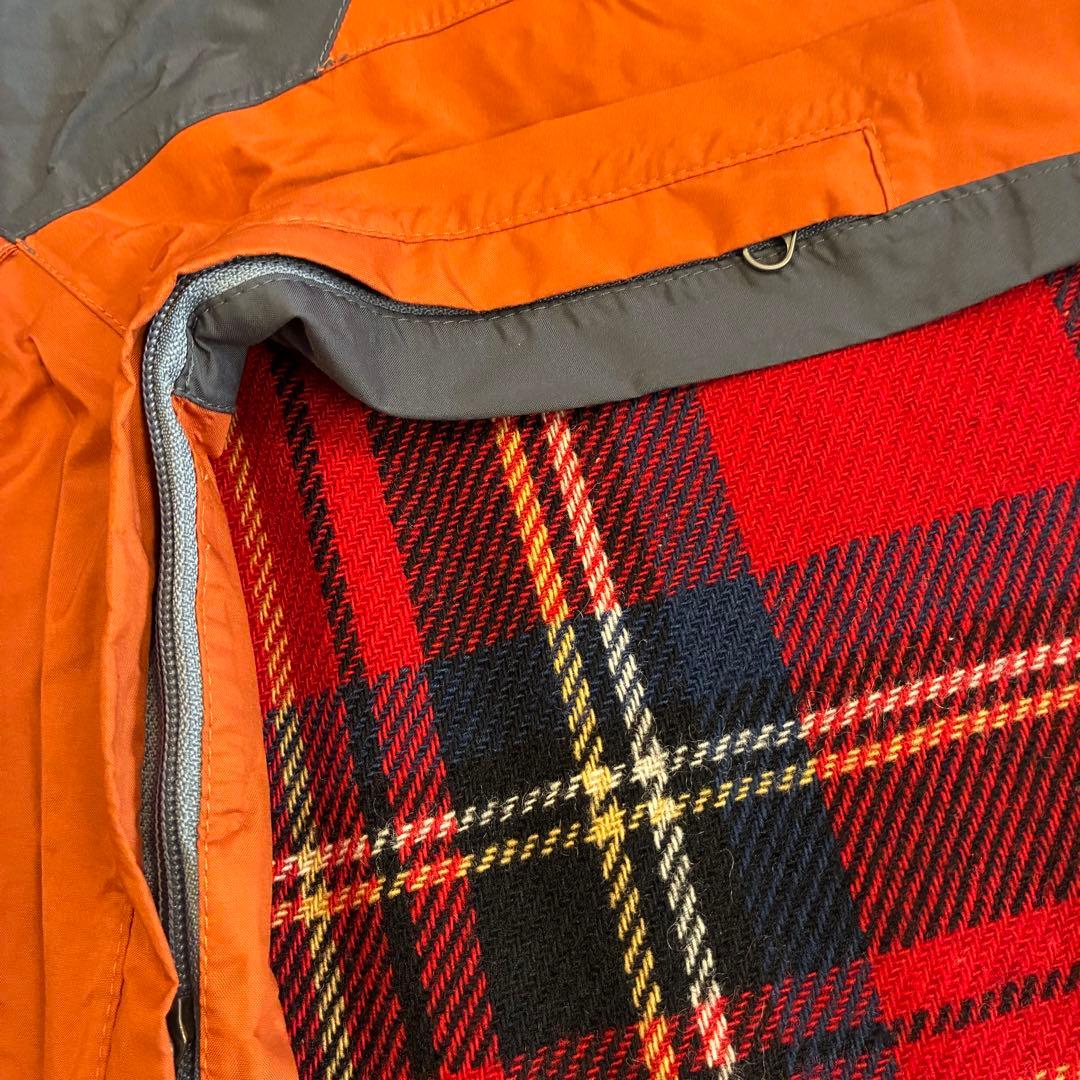 THE NORTH FACE ゴアテックスマウンテンパーカー オレンジ/グレー