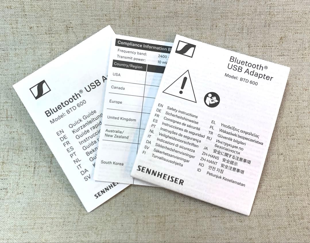 ヘッドホン SENNHEISER MOMENTUM 4 Wireless & BTD600