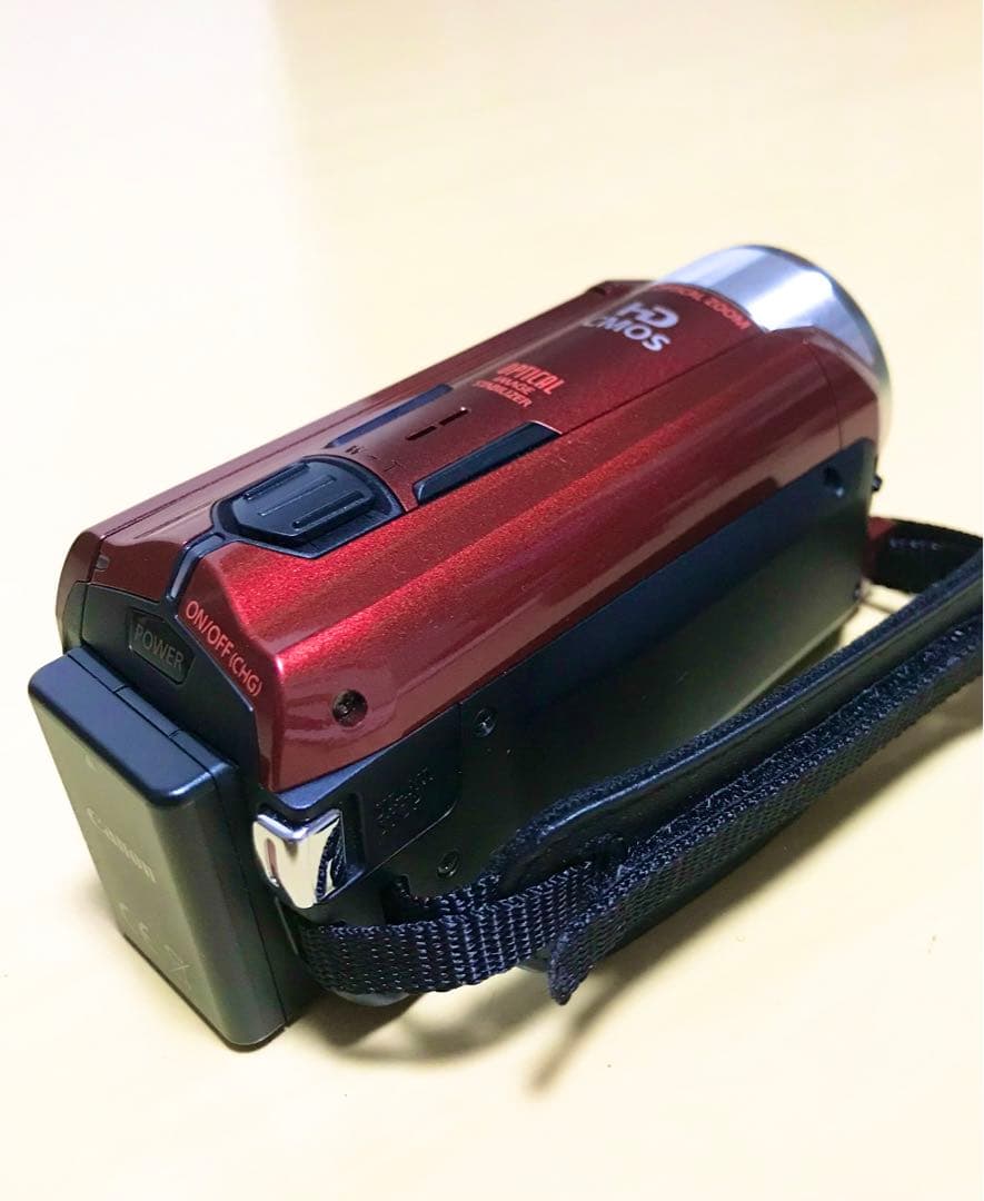 Canon IVIS HFR31 赤色 ビデオカメラ 本体＋長時間バッテリー