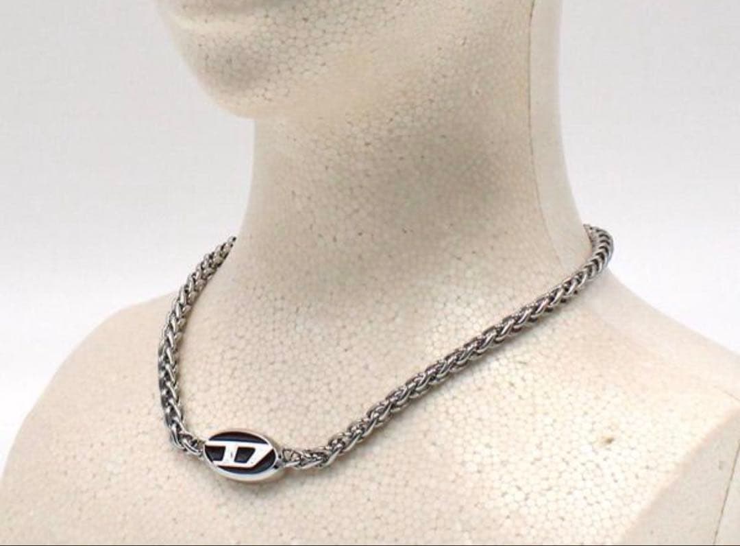 Dieselネックレスシルバー
