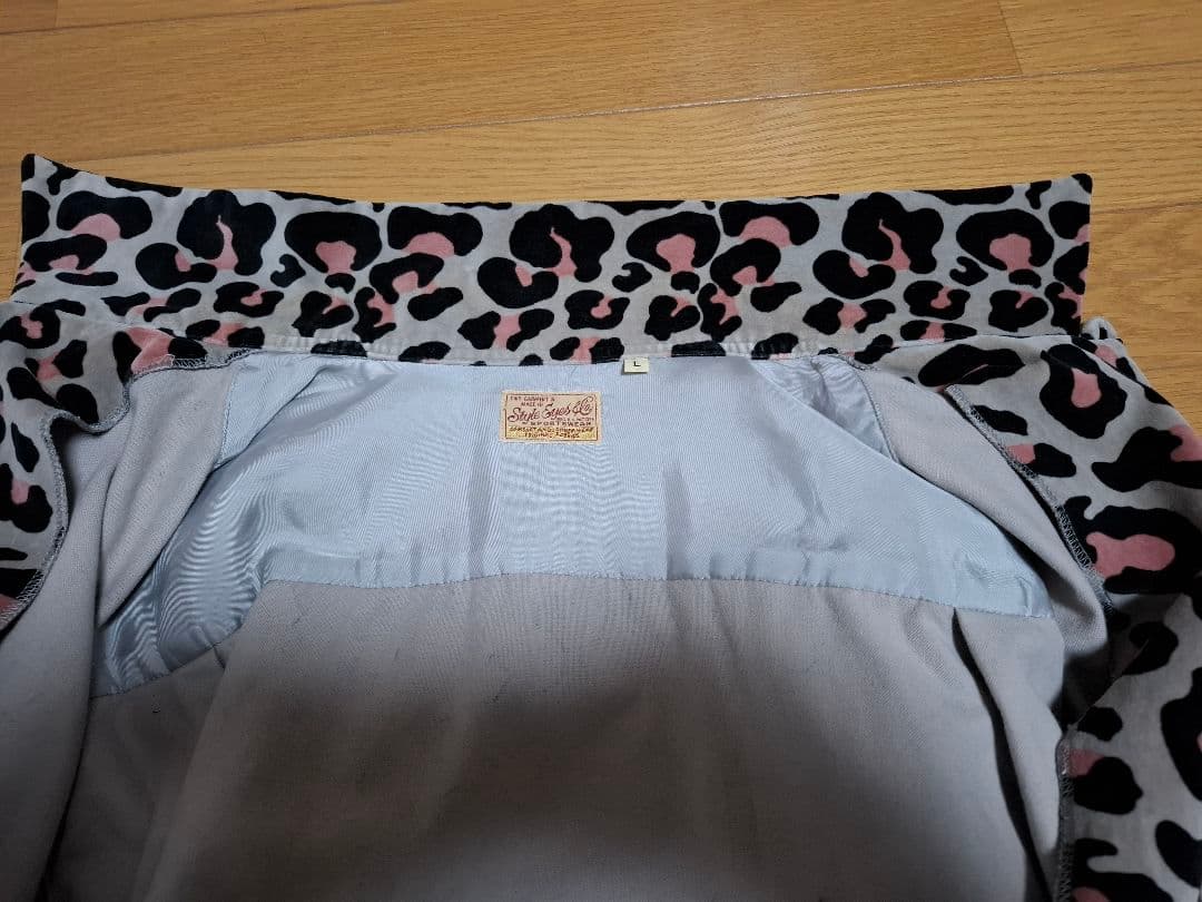 STYLE EYES スタイルアイズ　開襟　レオパード　シャツ　50s