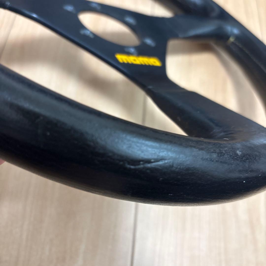 [当時物]momo VEROCE RACING(V35) ステアリング レザー
