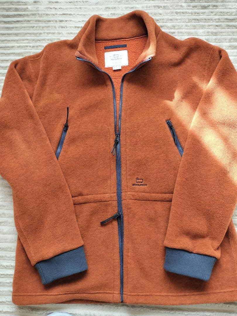 WOOL RICH テラコッタオレンジ　フリースジャケット国内正規品