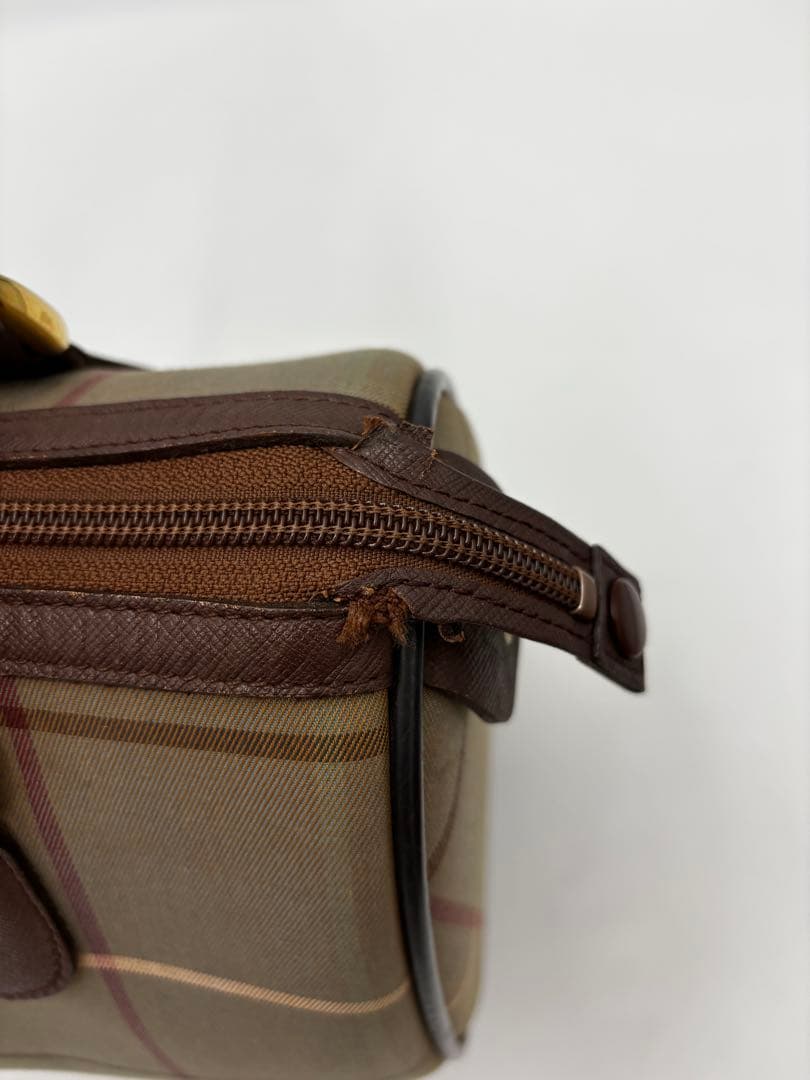 Burberrys バーバリーズ ミニボストンバッグ ヴィンテージ　玉虫色