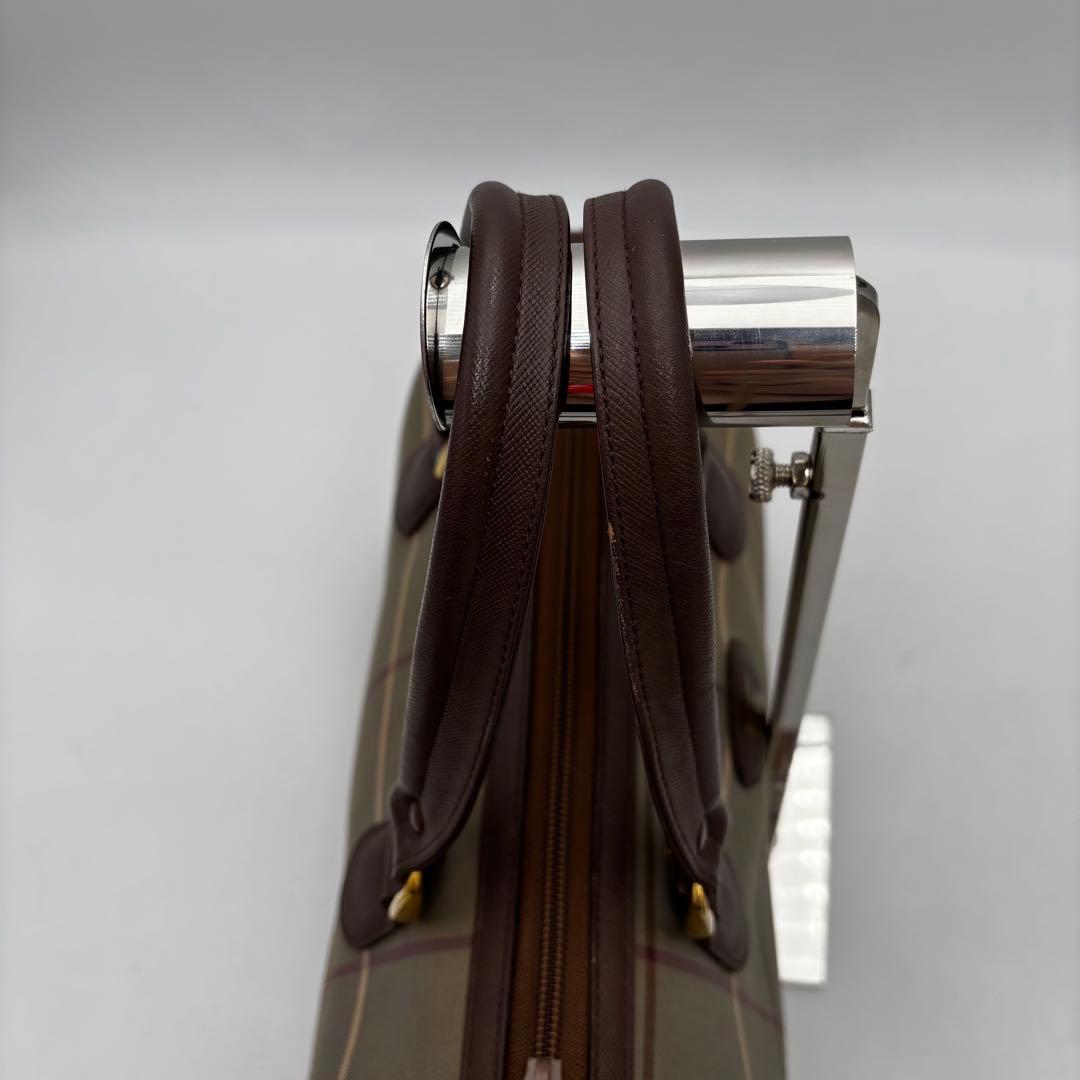 Burberrys バーバリーズ ミニボストンバッグ ヴィンテージ　玉虫色