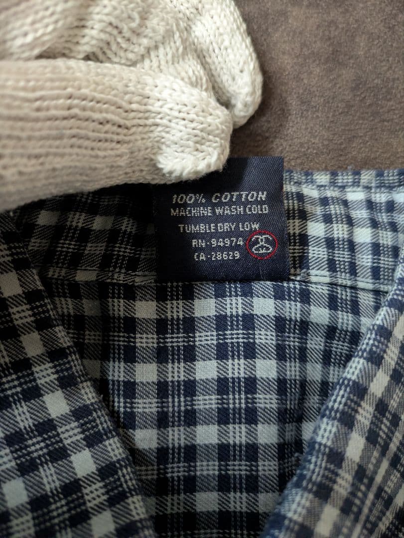 ル*ー様 激熱 90s 紺タグ STUSSY ステューシー 刺繍 ボタンダウンシ