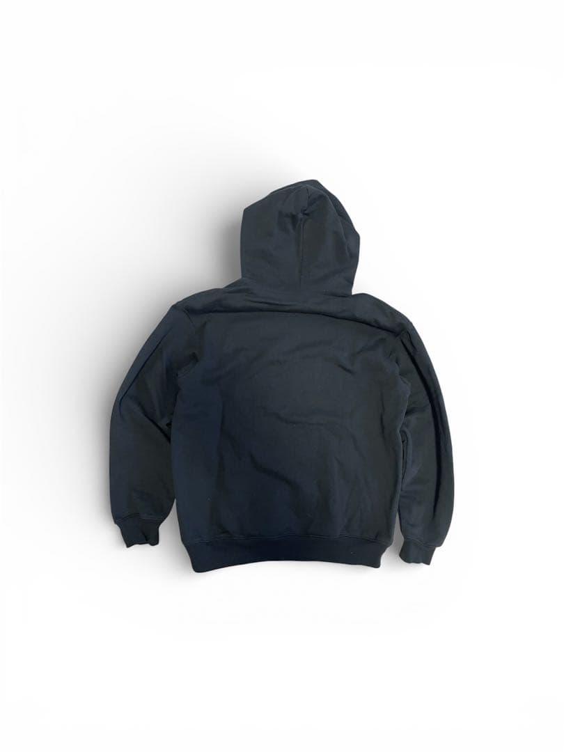 Dime ブラックフード付きパーカー