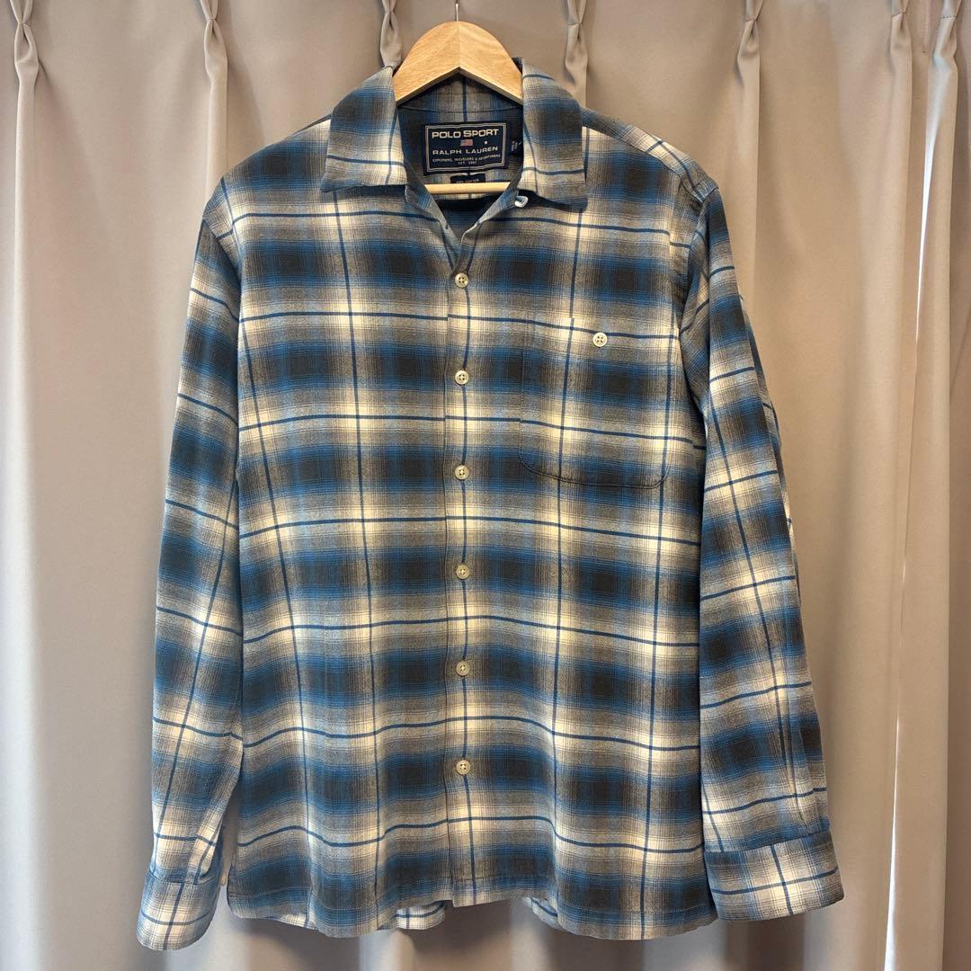 大青むつこPOLO SPORT RALPH LAUREN 長袖ネルシャツ