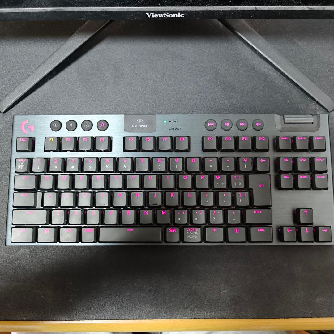 Logicool G913 TKL リニア(赤軸) 日本語配列　ブラック