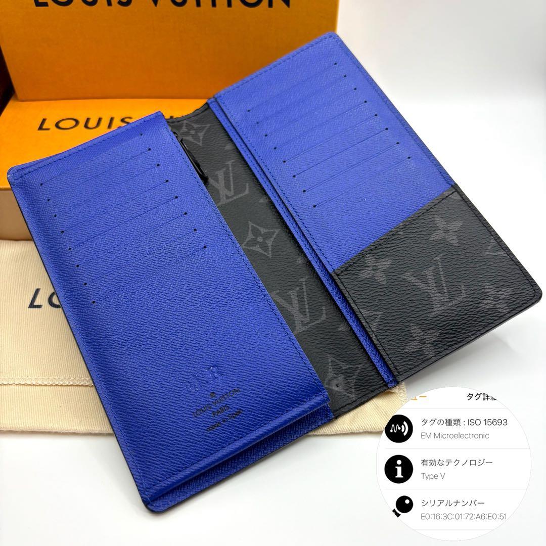 【美品・激レア】ルイヴィトン エピ モノグラム エクリプス ブラザ 新型 長財布