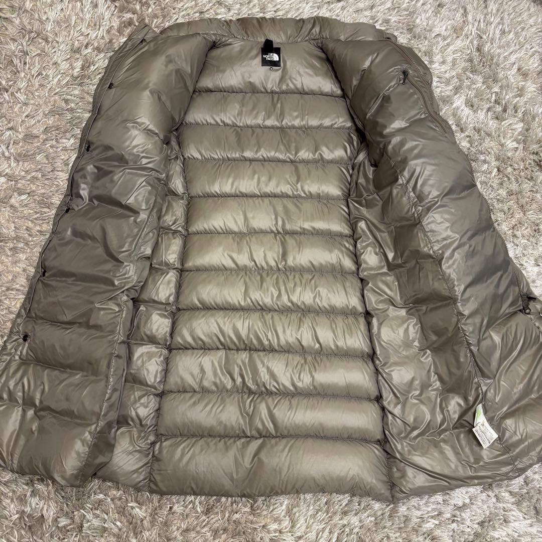 美品　ザノースフェイス　ダウンコート　ロングダウンジャケット　フーデッドダウン