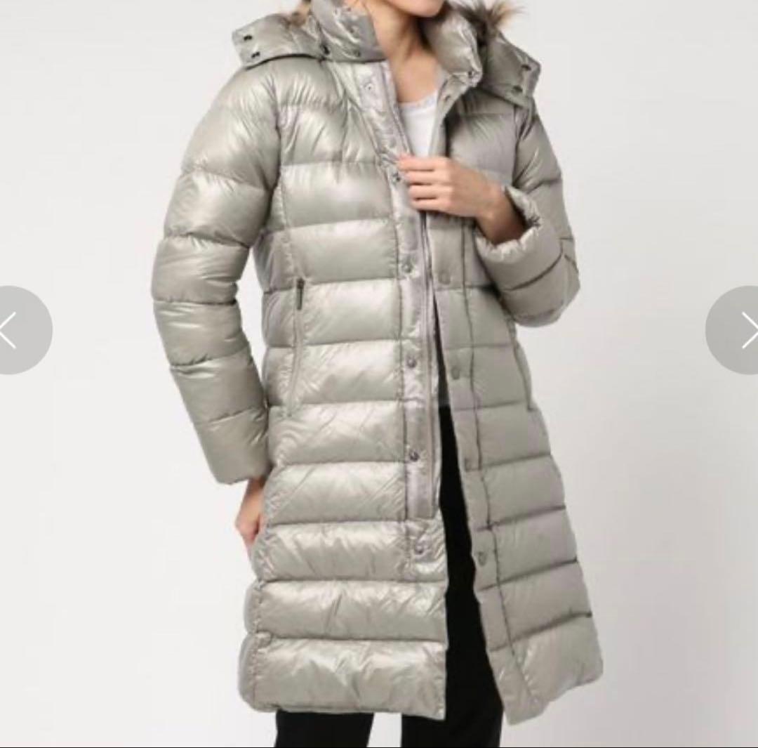 美品　ザノースフェイス　ダウンコート　ロングダウンジャケット　フーデッドダウン