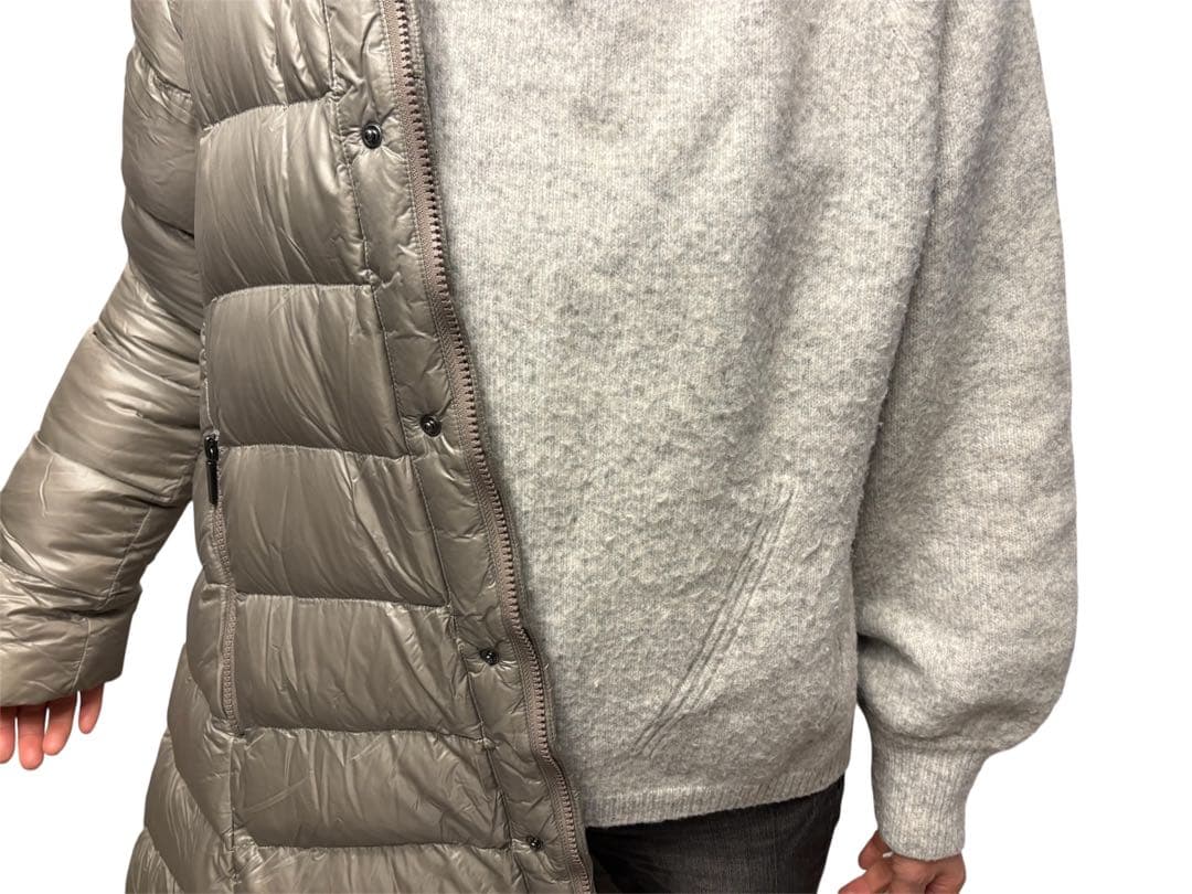 美品　ザノースフェイス　ダウンコート　ロングダウンジャケット　フーデッドダウン