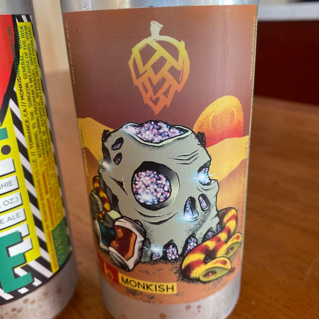 Monkish LA HAT など IPA 3缶 クラフトビール