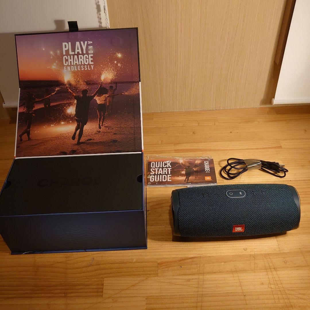 JBL Charge4 ブルー色 ワイヤレススピーカー