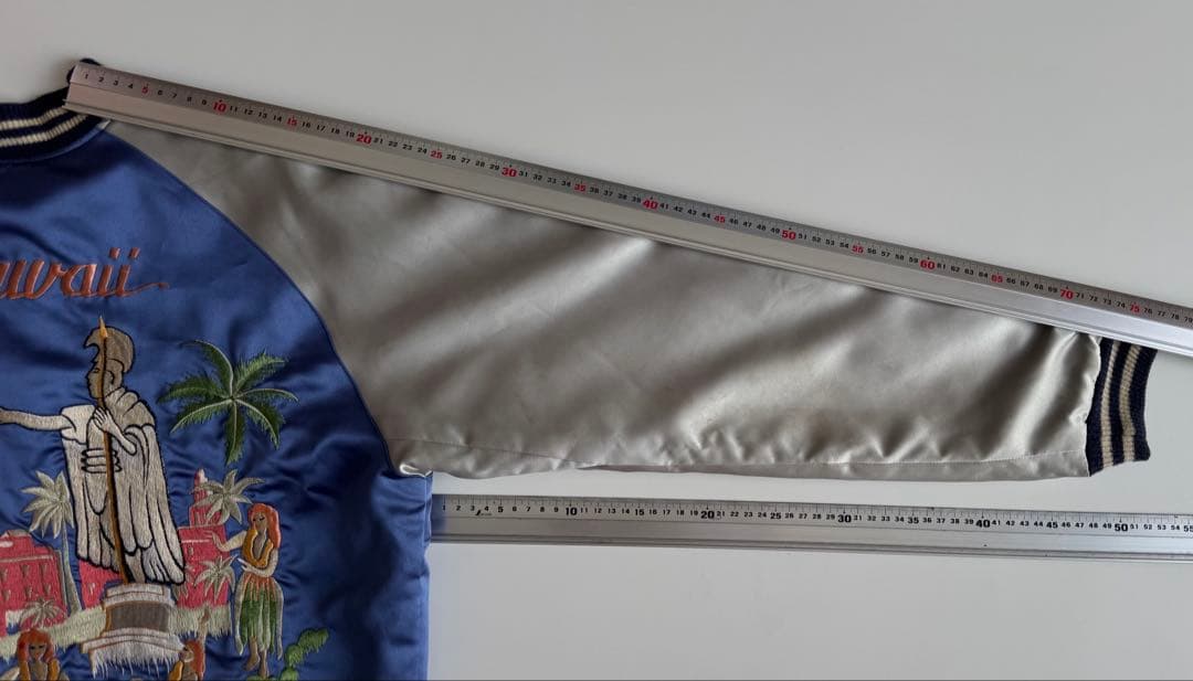 ビンテージ・ヴィンテージ品★テーラー東洋ハワイHawaii刺繍スカジャンM