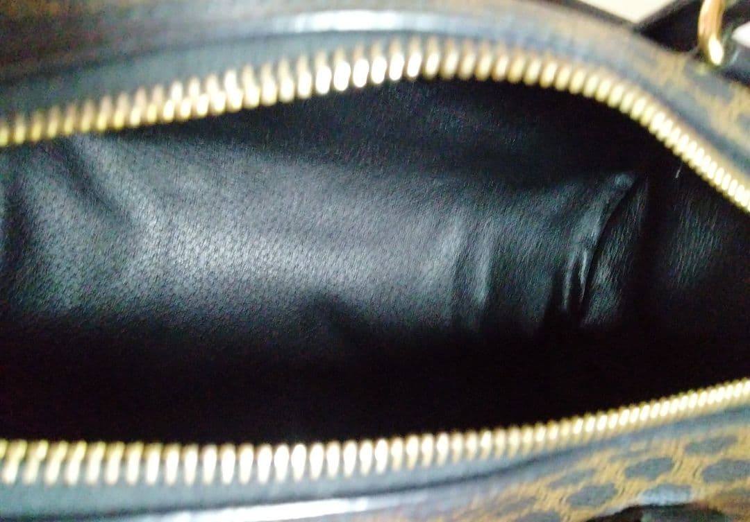 セリーヌ マカダム ブラゾン柄 円筒型 ブラウン レア 希少 美品 匿名配送