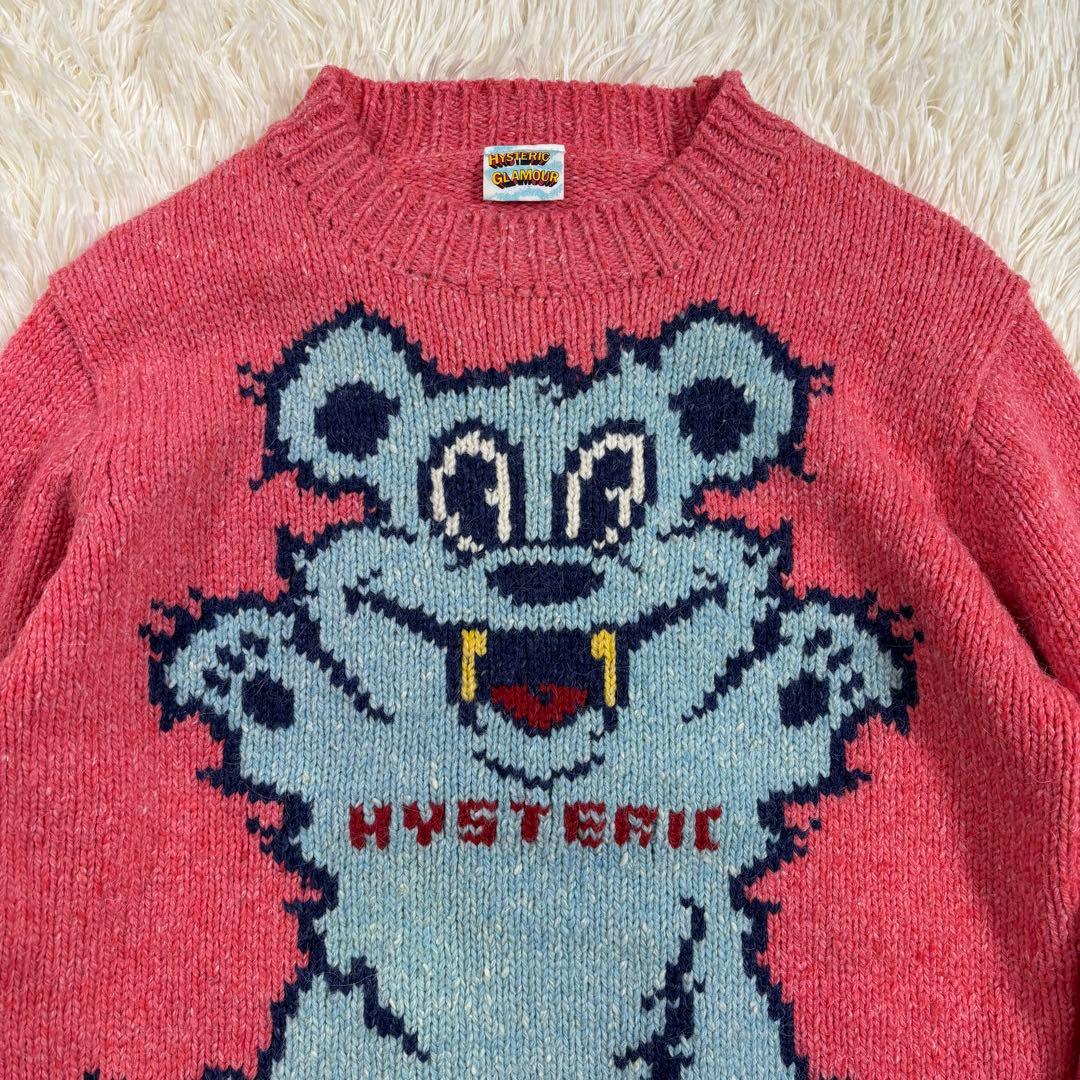 ヒステリックグラマー ベア アルパカ ニット セーター 90s Y2K クマ