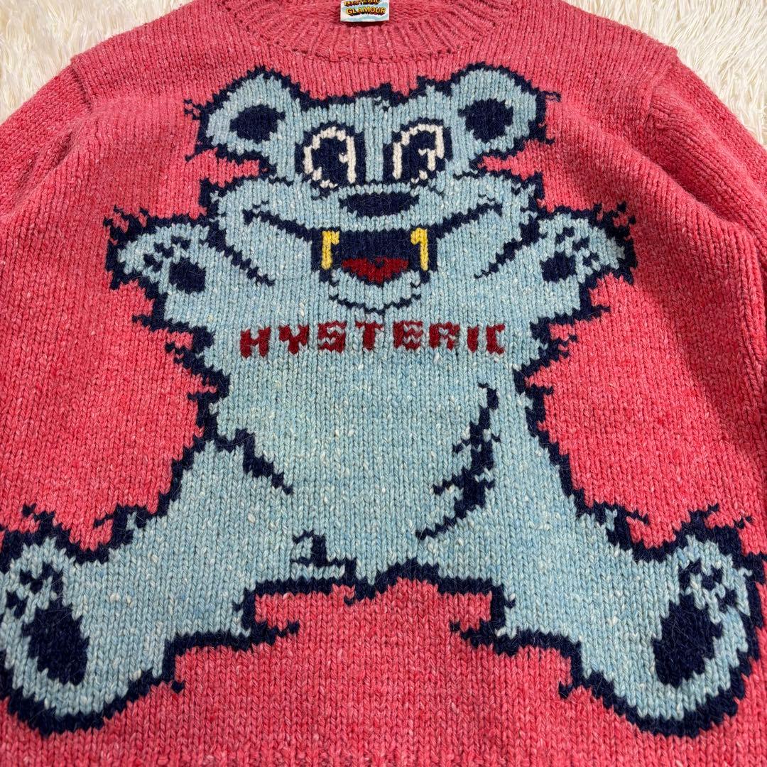 ヒステリックグラマー ベア アルパカ ニット セーター 90s Y2K クマ