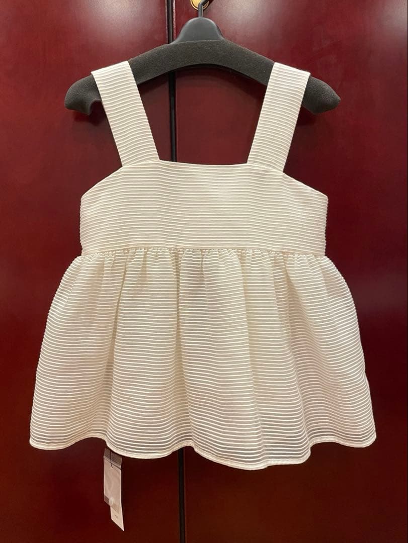 新品未使用♡shiroconシアーボーダーフレアキャミ 34♡yori ヨリ