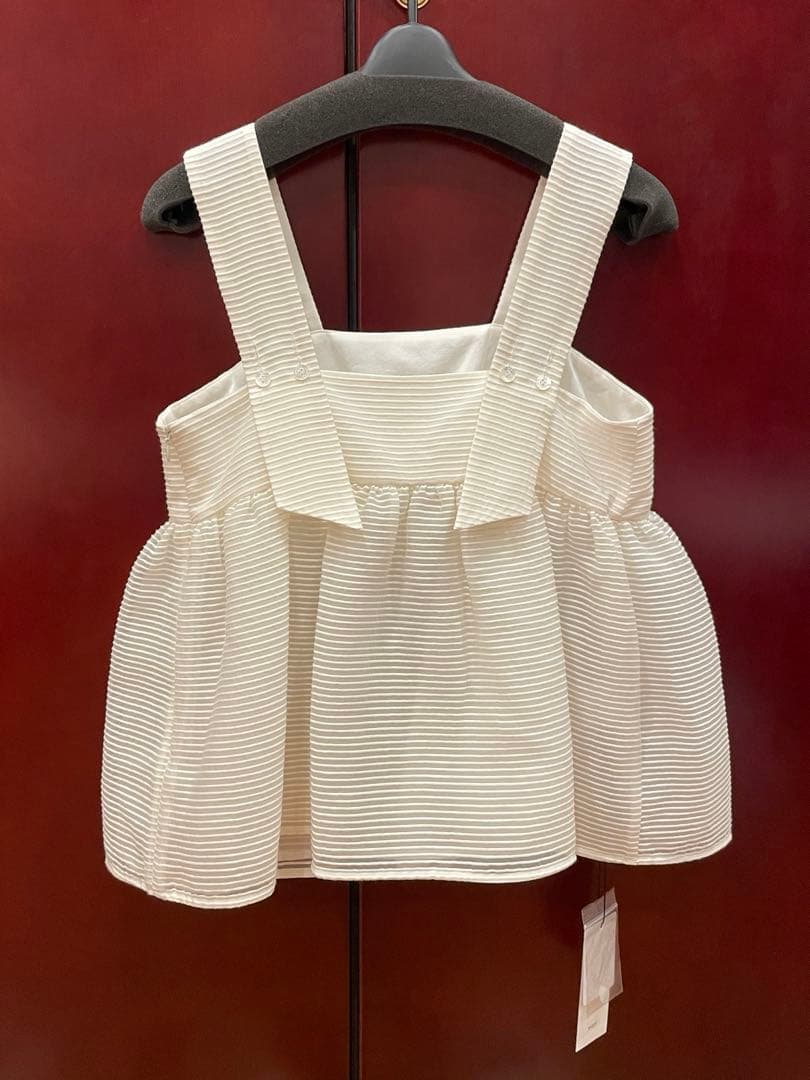 新品未使用♡shiroconシアーボーダーフレアキャミ 34♡yori ヨリ