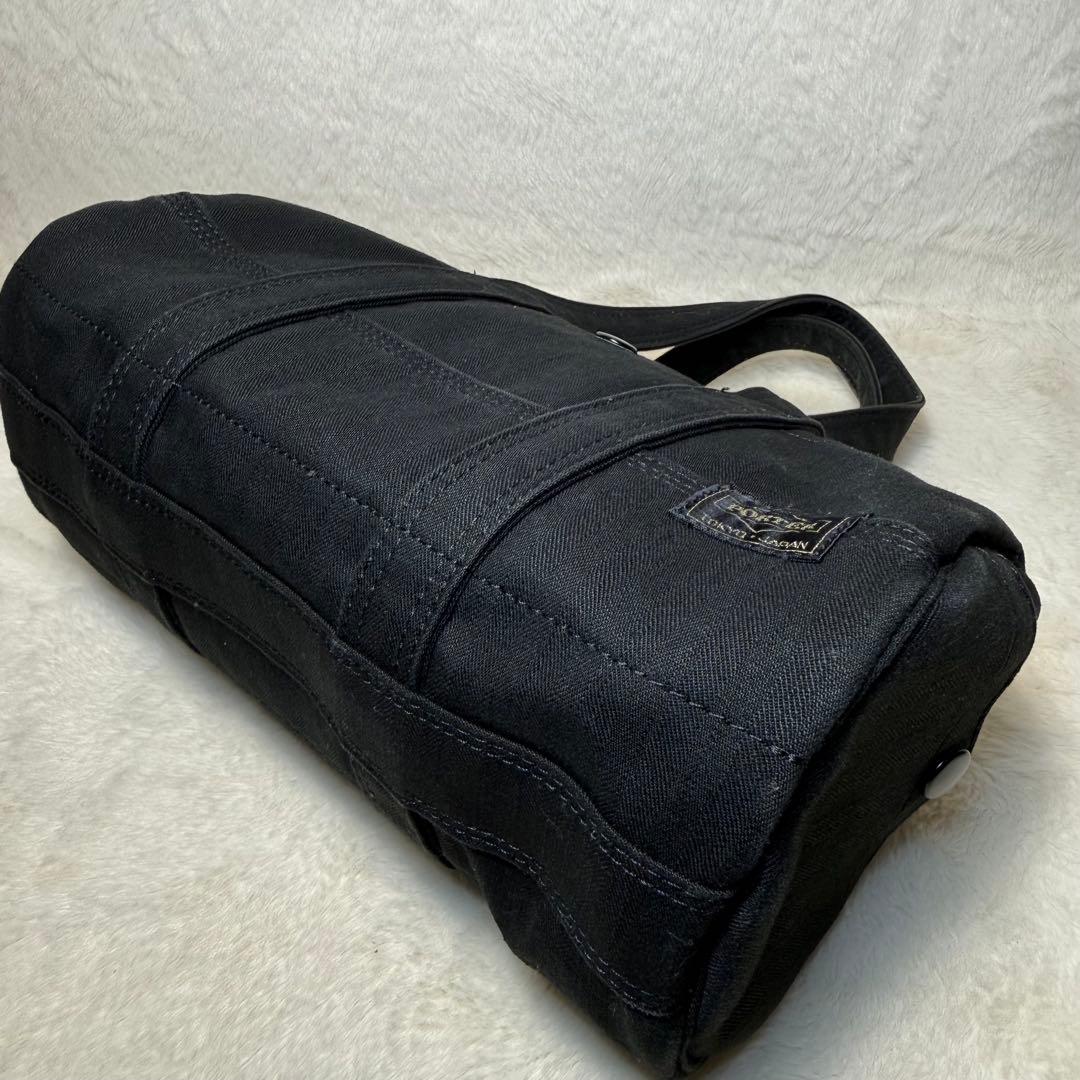 PORTER SUNNY ポーター ミニボストンバッグ ブラック キャンバス生地