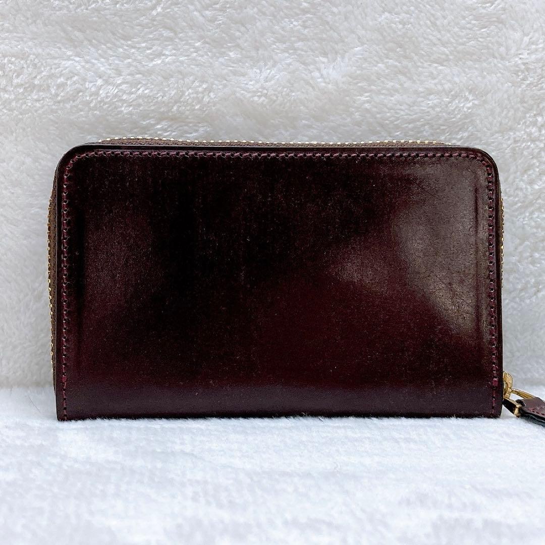 ✨未使用✨ココマイスター ブライドルレザー ケース ラウンドファスナー