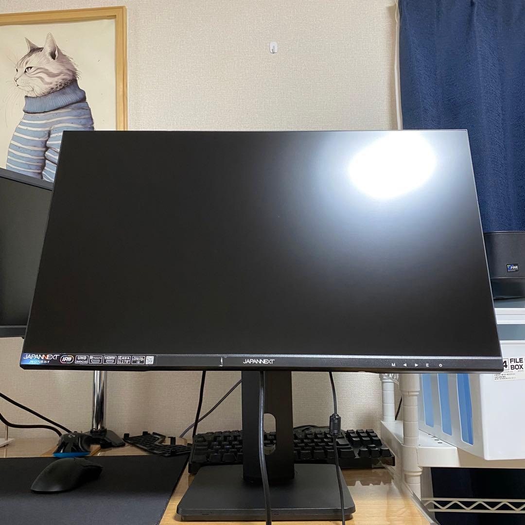 JAPANNEXT JN-27UR-H-Y 4Kモニター 美品