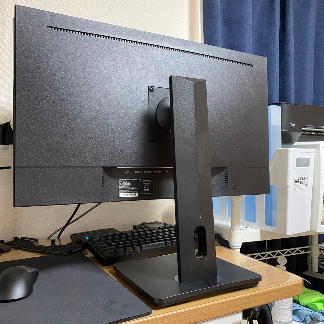 JAPANNEXT JN-27UR-H-Y 4Kモニター 美品