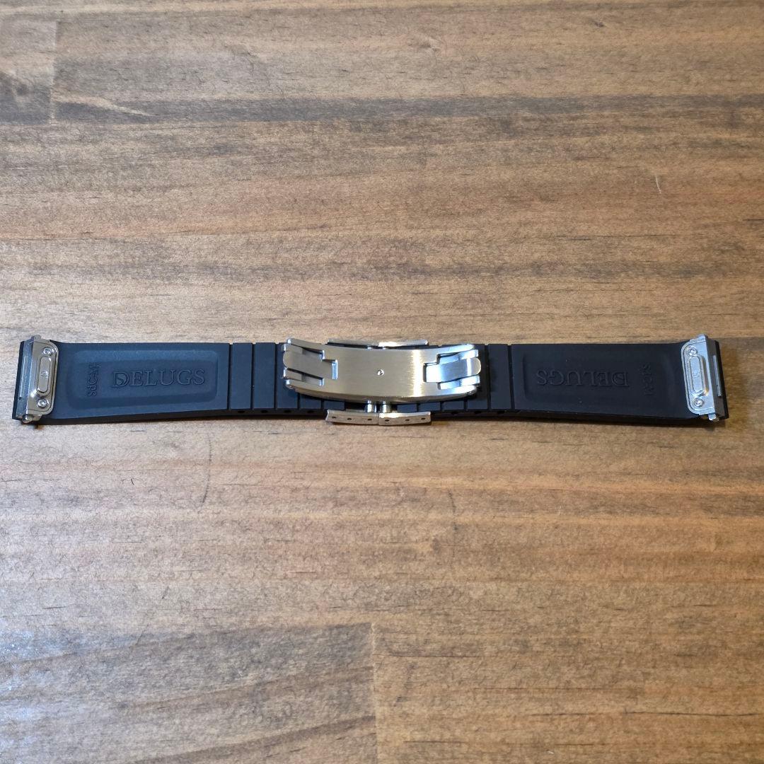 Cartier サントスドゥカルティエMM Delugsラバーベルト